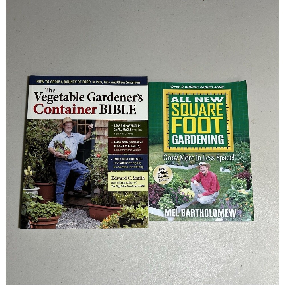 Vegetable Gardner’s Container Bible & All New Square Foot Gardening Books